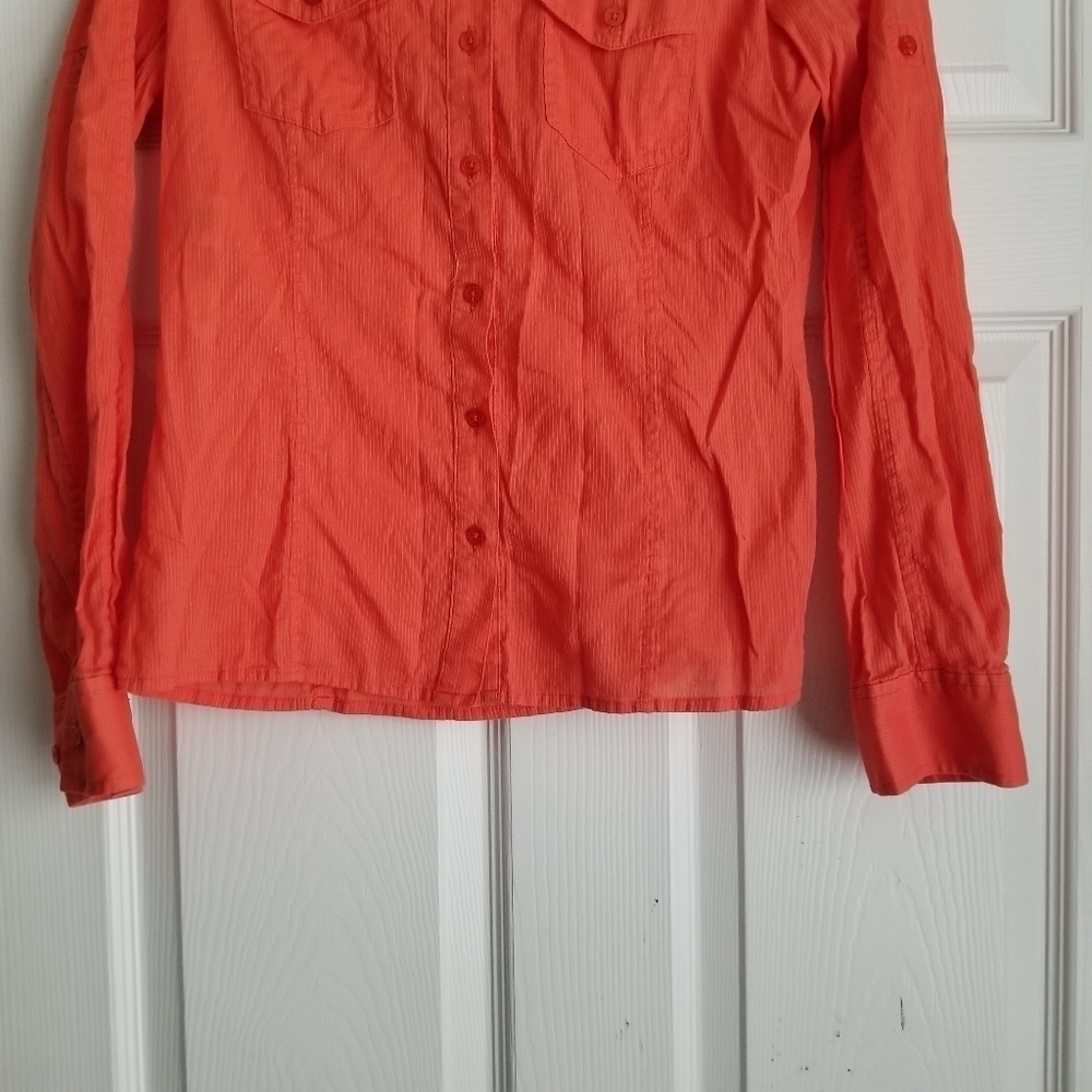 Jones New York Sport Women's Button Down Long Sleeve Shirt - Picture 2 of 14